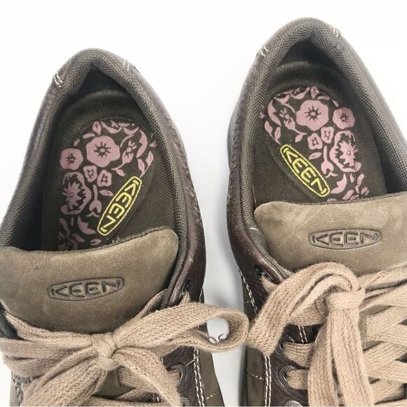 Keen PRESIDIO Cascade / Shiitake Leather Performance Activewear Shoes - Picture 8 of 12